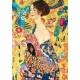 Kobieta z wachlarzem, Gustav Klimt, 1918 (2000el.) - Sklep Art Puzzle